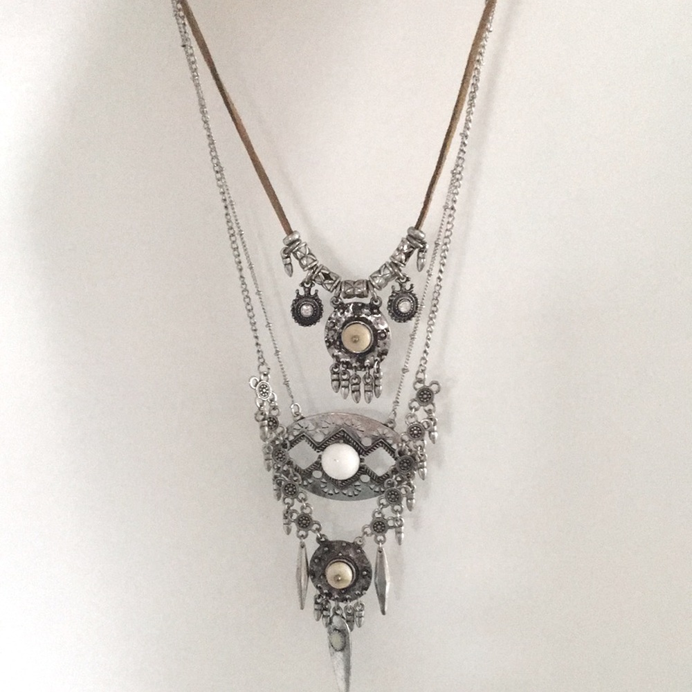 Layered Silver Necklace